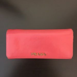 Prada leather wallet